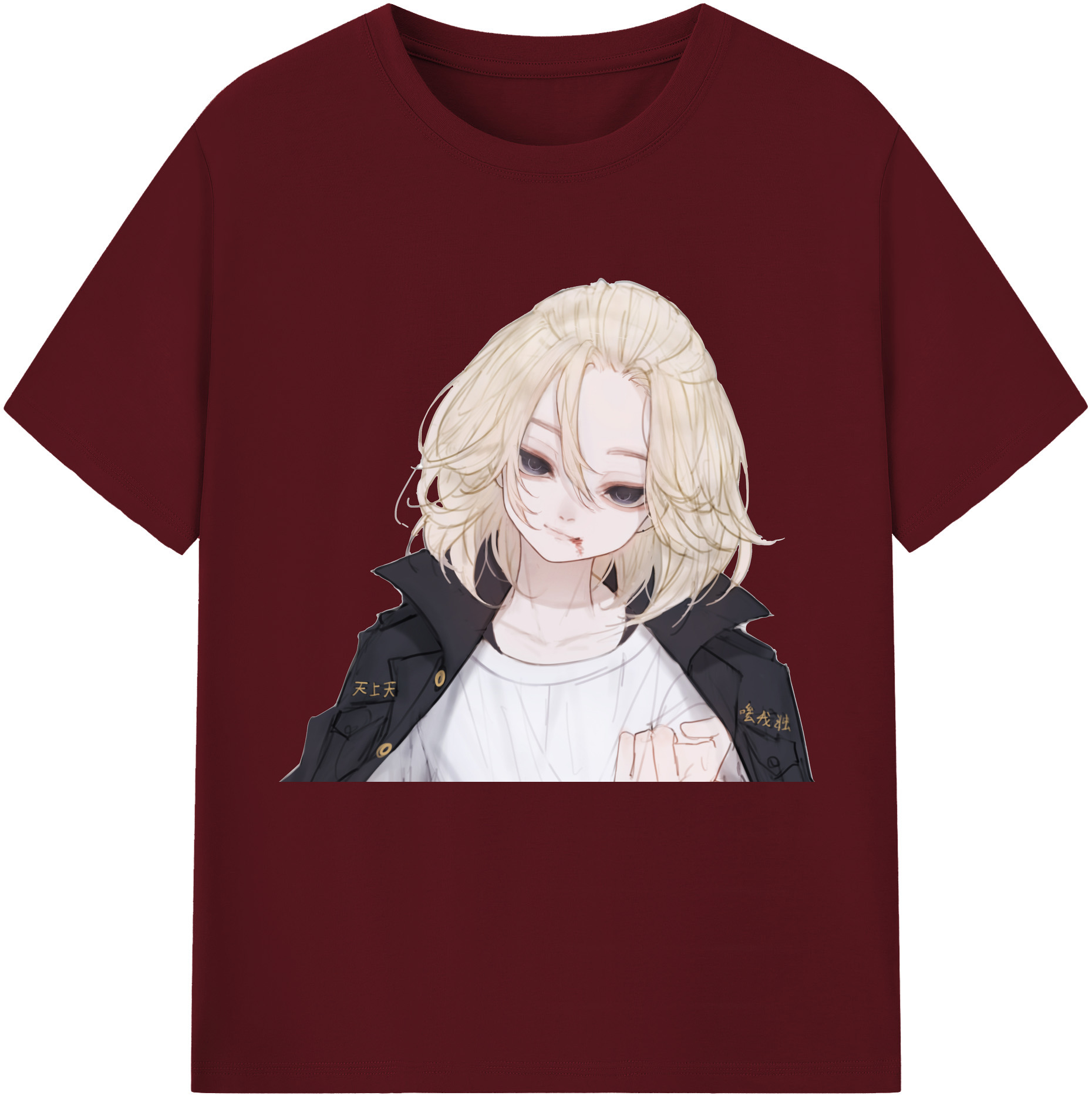 （画像用） 東京リベンジャーズ Tokyo Revengers 綿100％半袖Tシャツ（フロントプリント）